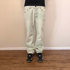 boohooMAN Light Wash Slim Tapered Stacked Jeans